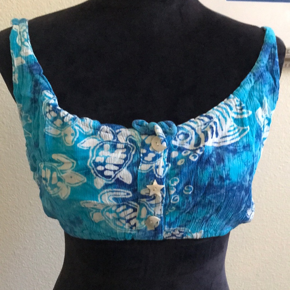 Hawaiian Two Piece Top and Shorts